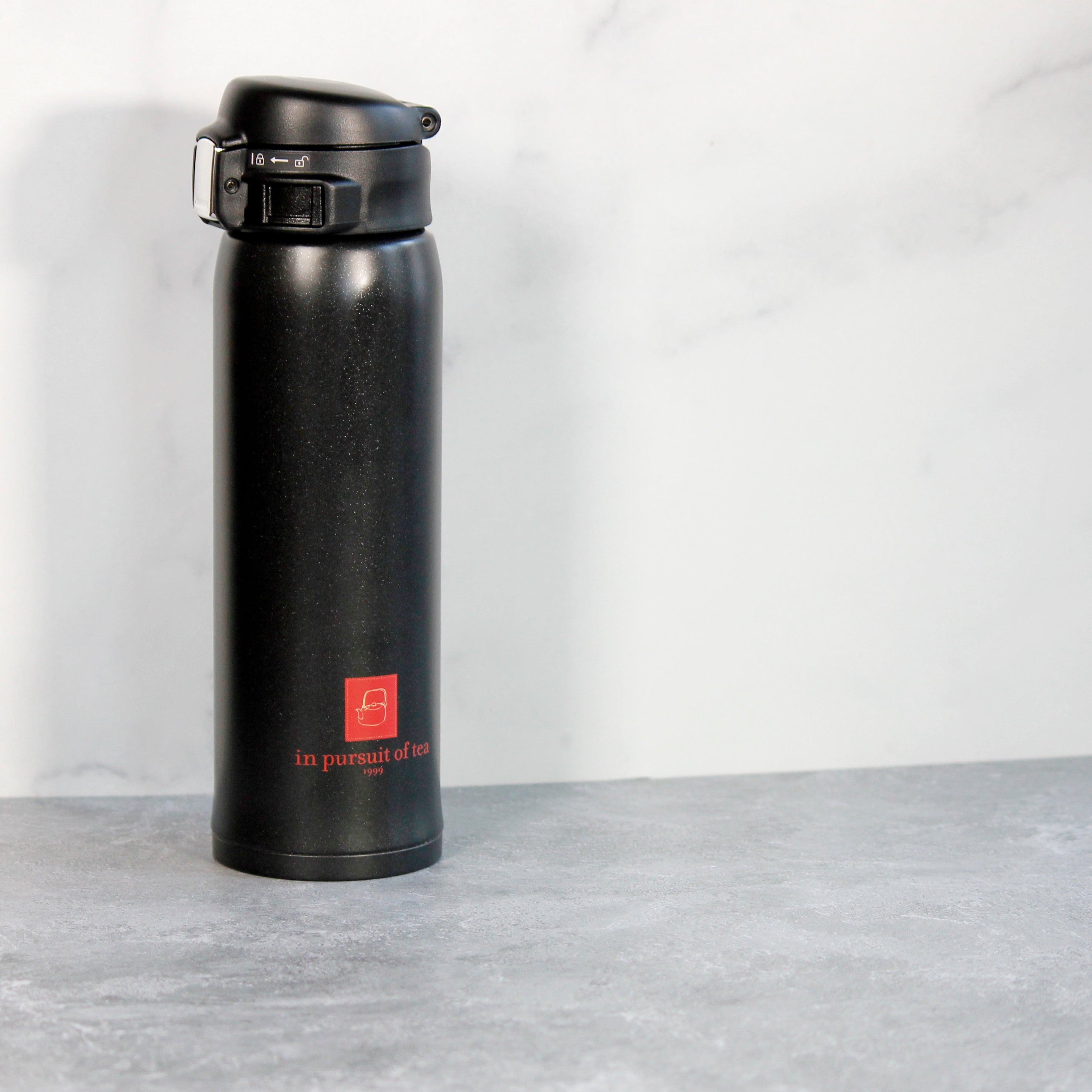 Premium IPOT Tea Thermos - 16oz Stainless Steel Vacuum Insulated Travel Mug for Hot & Cold Beverages - Perfect for Office, Hiking, Camping & Daily Commute