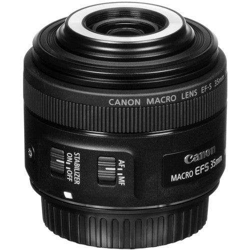 Canon EF-S 35mm f/2.8 Macro IS STM Lens for DSLR Cameras - Perfect for Close-Up Photography, Product Shots & Food Blogging
