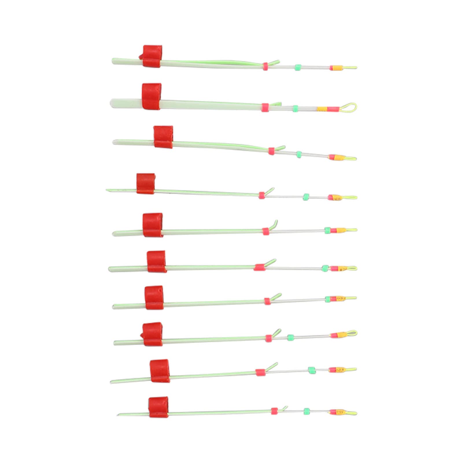 10pcs High Strength Ice Fishing Rod Tips - Portable & Wear Resistant Mini Pole Ends for Winter Ice Fishing | Great for Ice Anglers & Outdoor Enthusiasts