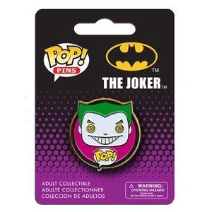 DC Universe Pop! Pins - The Joker Collectible Enamel Pin - Official DC Comics Merchandise - Perfect for Backpacks, Jackets & Gifts for Batman Fans