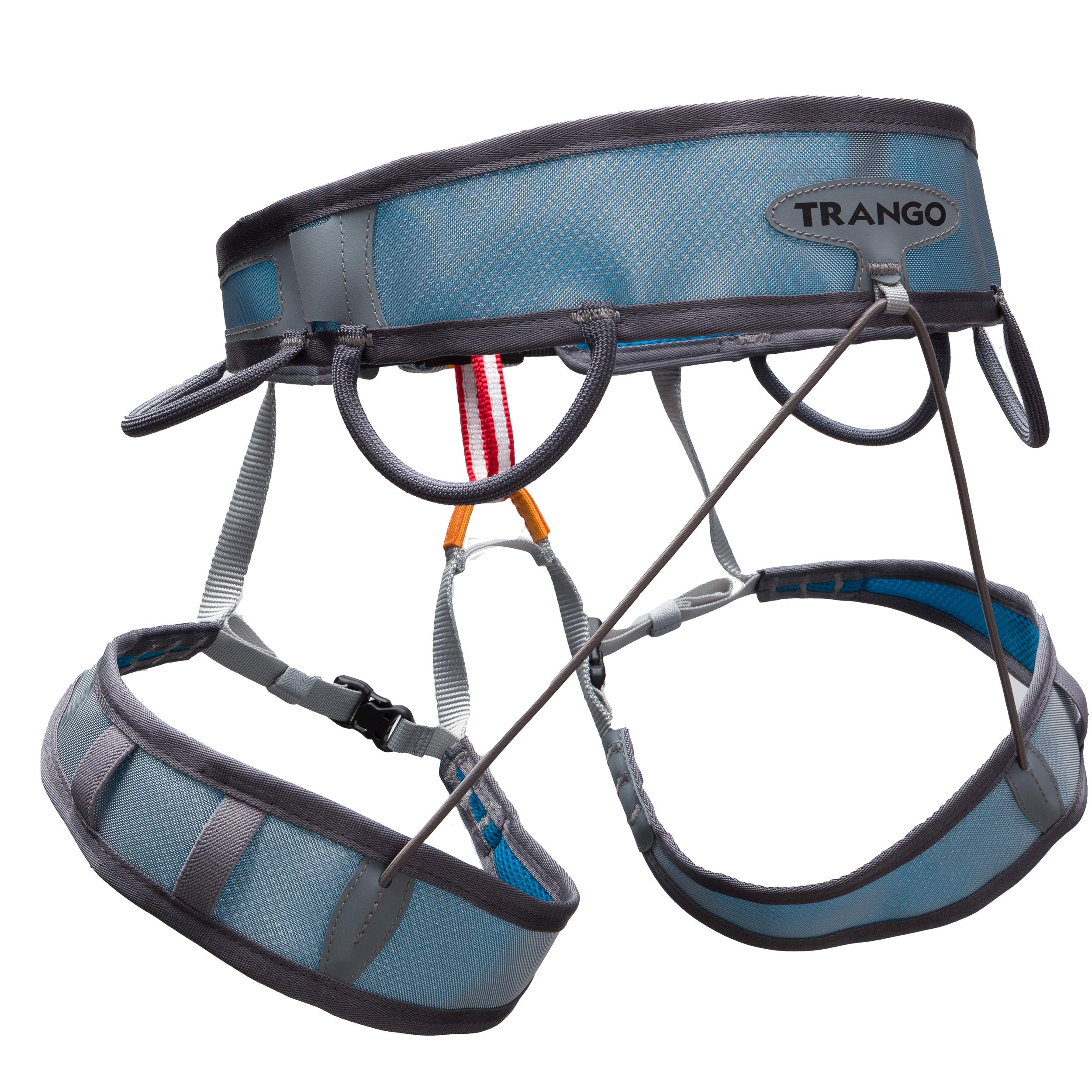TRANGO Anti G Climbing Harness - Lightweight & Adjustable Rock Climbing Gear for Men & Women - Perfect for Indoor Gym, Outdoor Caving & Mountaineering Adventures