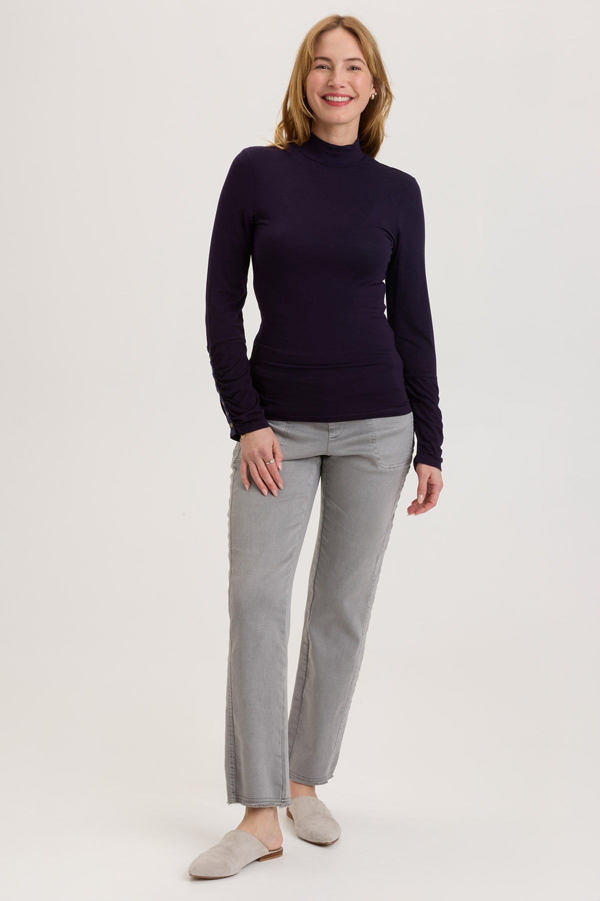 Ainsley Women's Soft Turtleneck Sweater - Cozy Winter Knit Pullover for Casual & Office Wear | Perfect for Layering, Cold Weather & Everyday Outfits