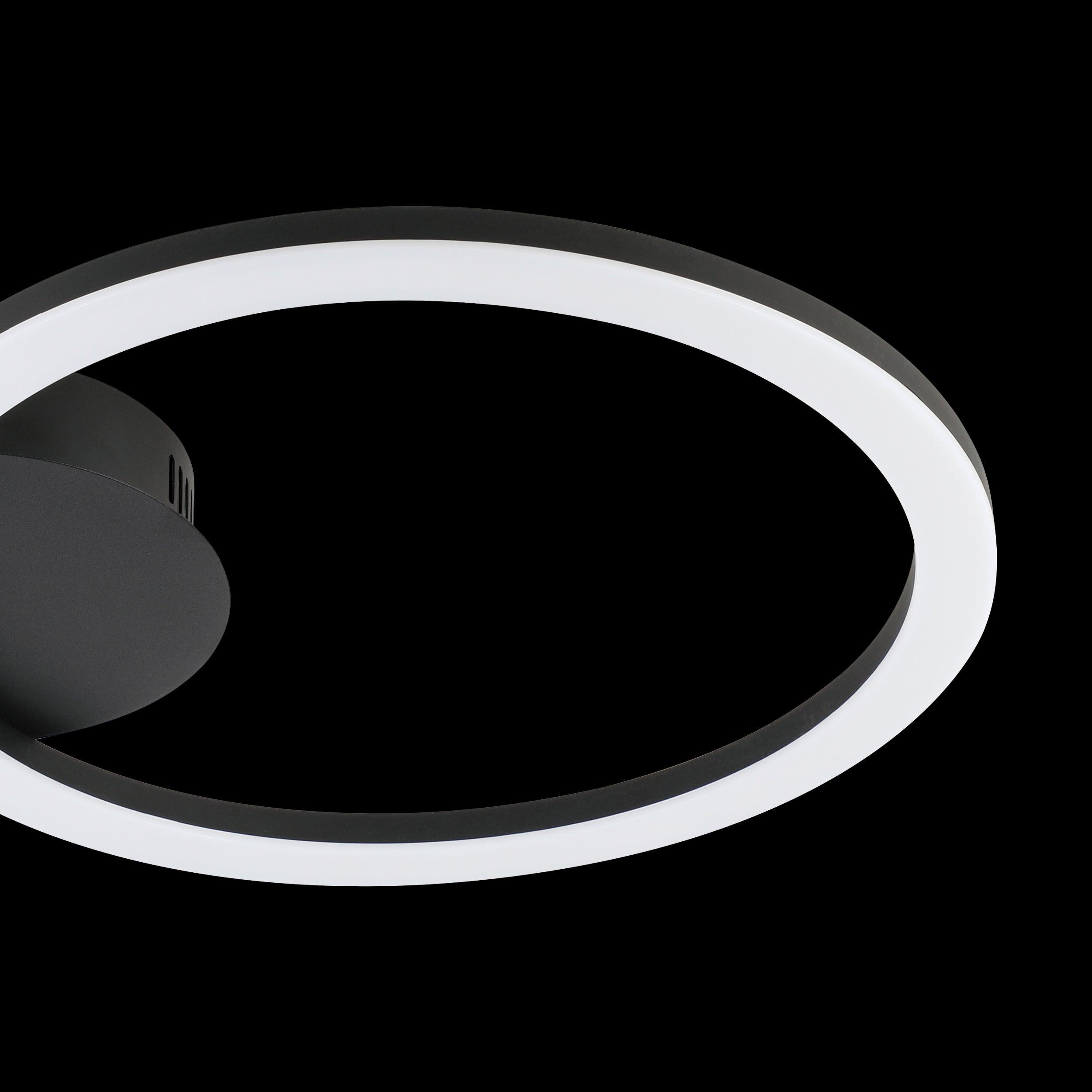 Eglo Connect Parrapos Z Smart LED Round Flush Mount Ceiling Light - Dimmable WiFi-Enabled Lighting for Bedroom, Living Room & Kitchen