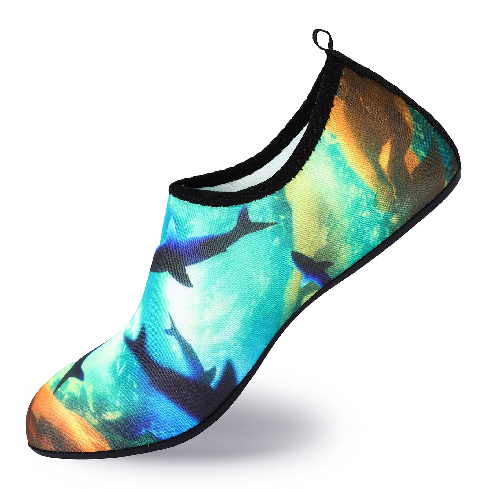 BowenBo Water Shoes for Men & Women - Barefoot Aqua Socks for Beach Swimming, Surfing, Kayaking & Outdoor Water Sports | Quick-Dry & Non-Slip Sole