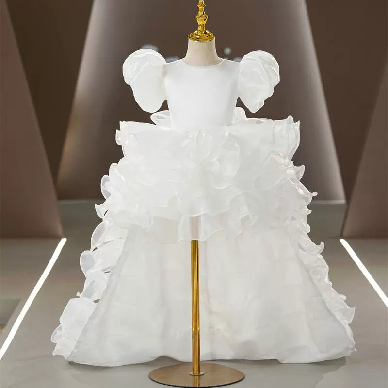 Princess Dress for Girls - Elegant Flower Girl & Birthday Party Gown | Perfect for Weddings, Pageants & Special Occasions