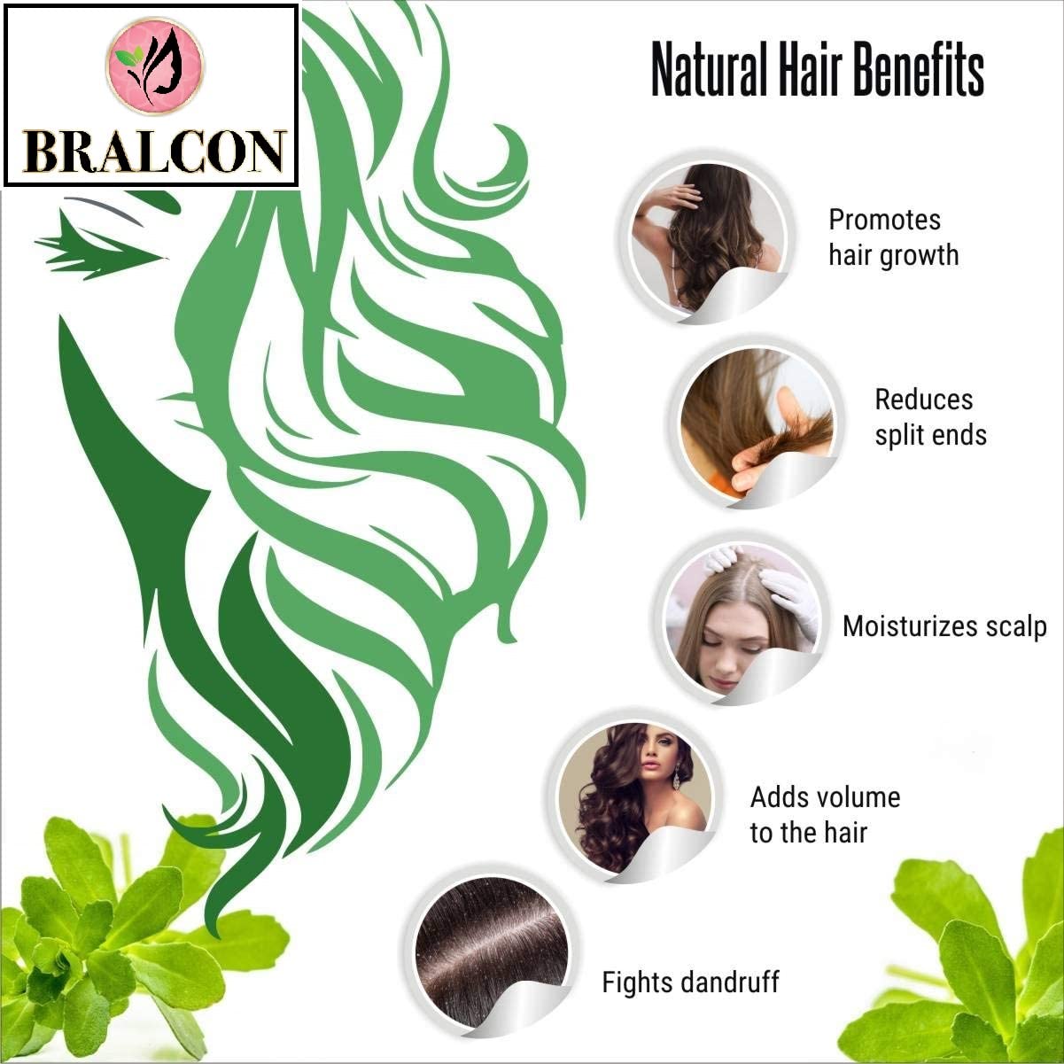 Organic Brahmi Leaf Powder (Bacopa Monnieri) - 100g | 100% Natural Herbal Supplement for Hair Growth & Cleansing | Promotes Healthy Hair Care | Perfect for DIY Hair Masks & Ayurvedic Treatments