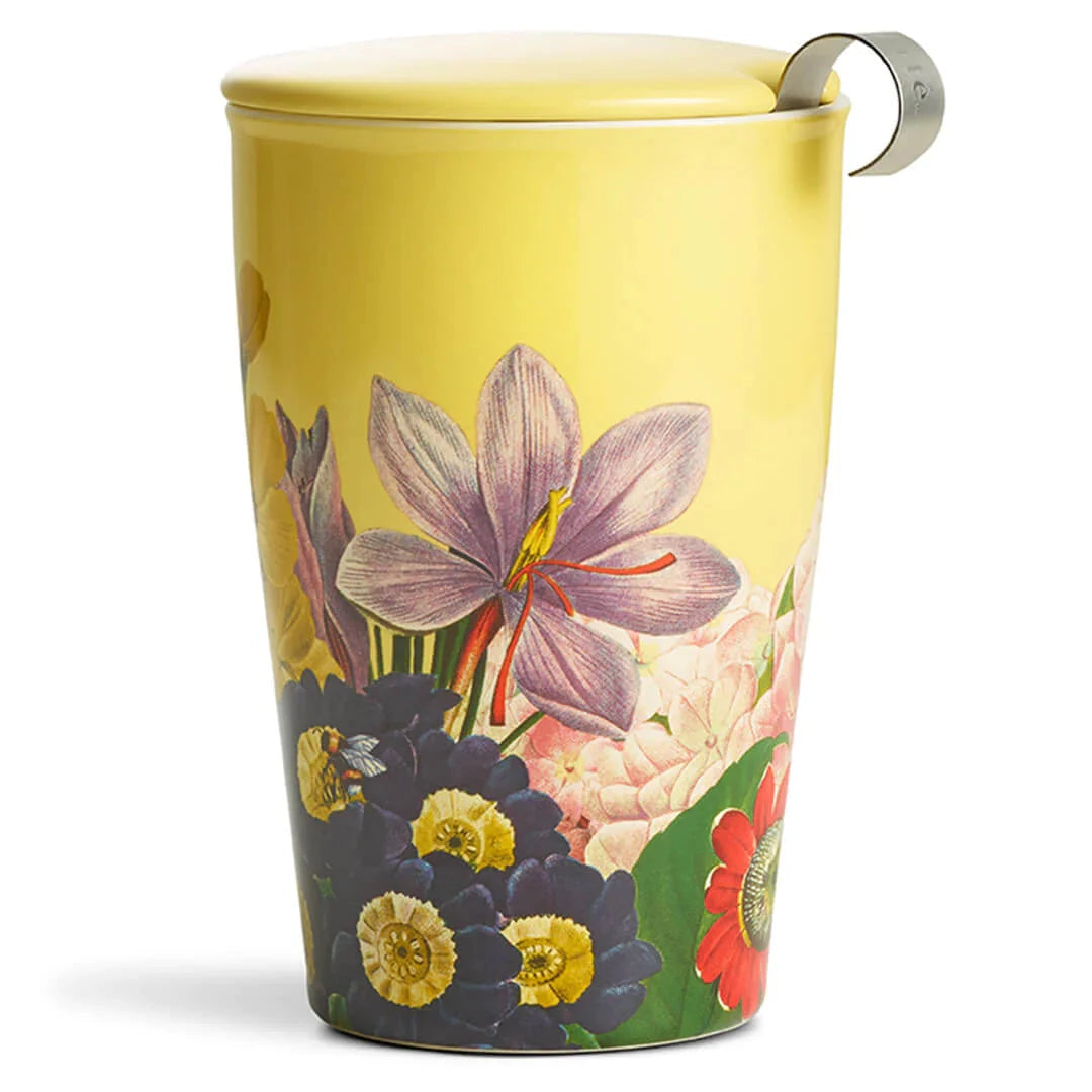 Tea Forte KATI Infuser Cup - Premium Loose Leaf Tea Brewing Mug with Built-in Strainer - Perfect for Home, Office & Gift Giving
