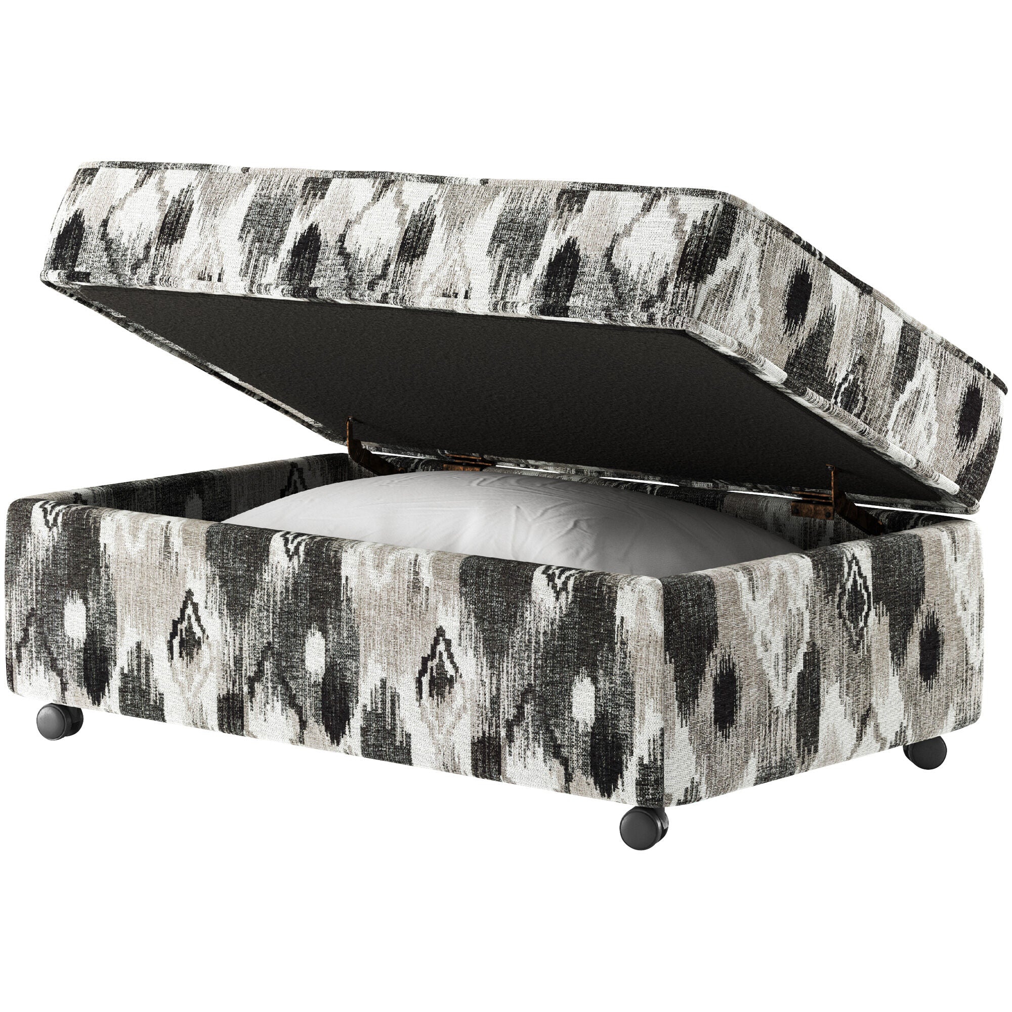 Bridger Storage Ottoman Bench with Lift Top - Extra Large Footrest, Coffee Table & Hidden Storage for Living Room, Bedroom, Entryway - Perfect for Shoes, Blankets & Home Organization