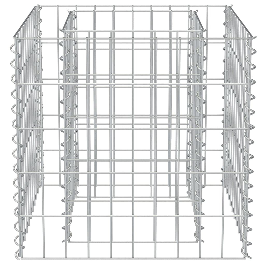 Galvanized Steel Gabion Planter Basket - 19.7