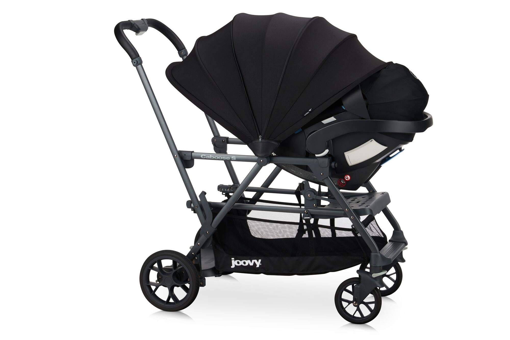 JOOVY Caboose S Car Seat Adapter for Maxi COSI, Cybex & Nuna - Universal Stroller Accessory for Safe Baby Travel | Perfect for Shopping, Travel & Family Outings