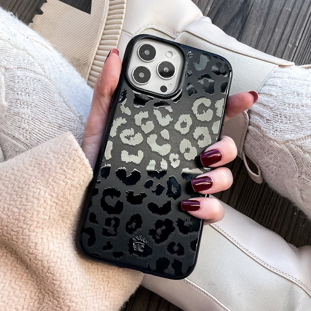 VELVET CAVIAR iPhone 11 Pro Max Case - Black Leopard Design | 8ft Drop Protection | Wireless Charging Compatible | Slim Protective Cover for Everyday Use & Outdoor Activities