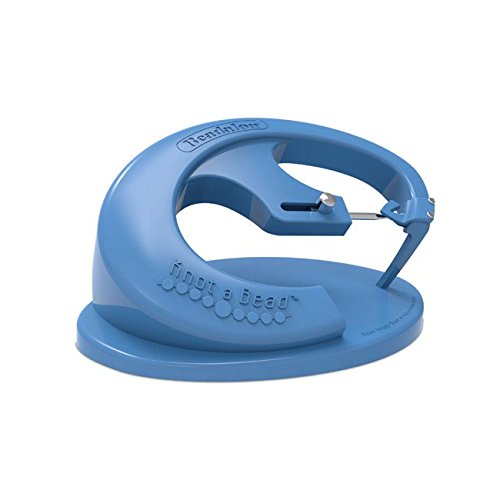 Beadalon Knot-A-Bead Jewelry Making Tool - Blue Beading Pliers for Secure Knots | Perfect for DIY Bracelets, Necklaces & Craft Projects