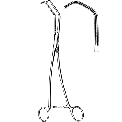 DeBakey Atraumatic Tangential Clamp 10 1/2