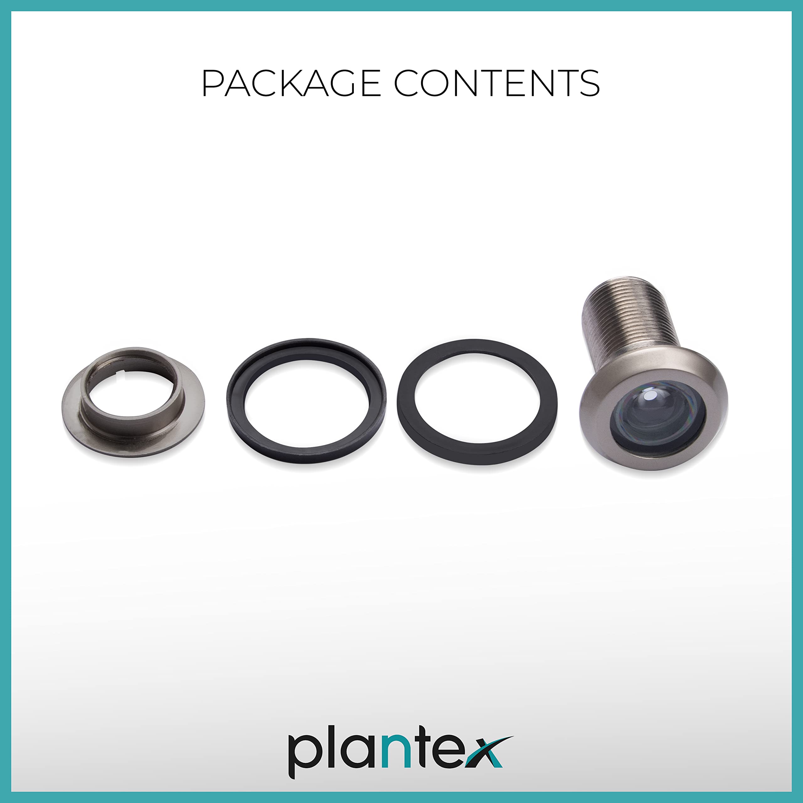 Plantex Door Peephole Viewer for Main Door - Satin Finish, 180° Wide Angle for Enhanced Security in Home, Office & Hotel - Ideal for Apartments, Front Doors & Entryways