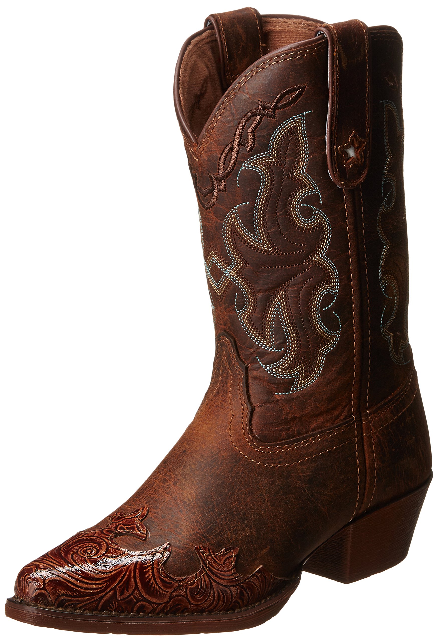 Tony Lama Vaquero Collection Cowboy Boots for Toddler, Little Kid & Big Kid - Western Style, Comfortable & Durable for Rodeo, Ranch & Everyday Wear