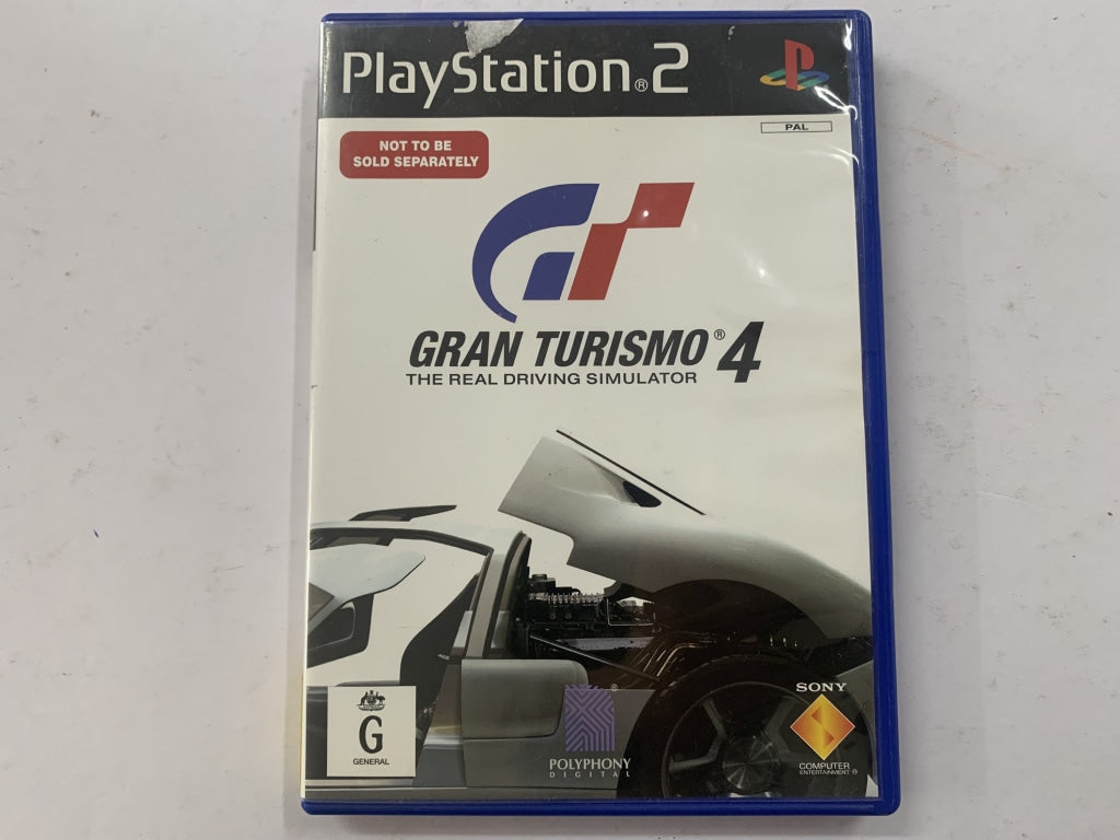 Gran Turismo 4 PS2 Game - Complete in Original Case with Manual - Perfect for Racing Game Collectors & PS2 Enthusiasts - Great for Gaming Nights & Retro Collection Displays