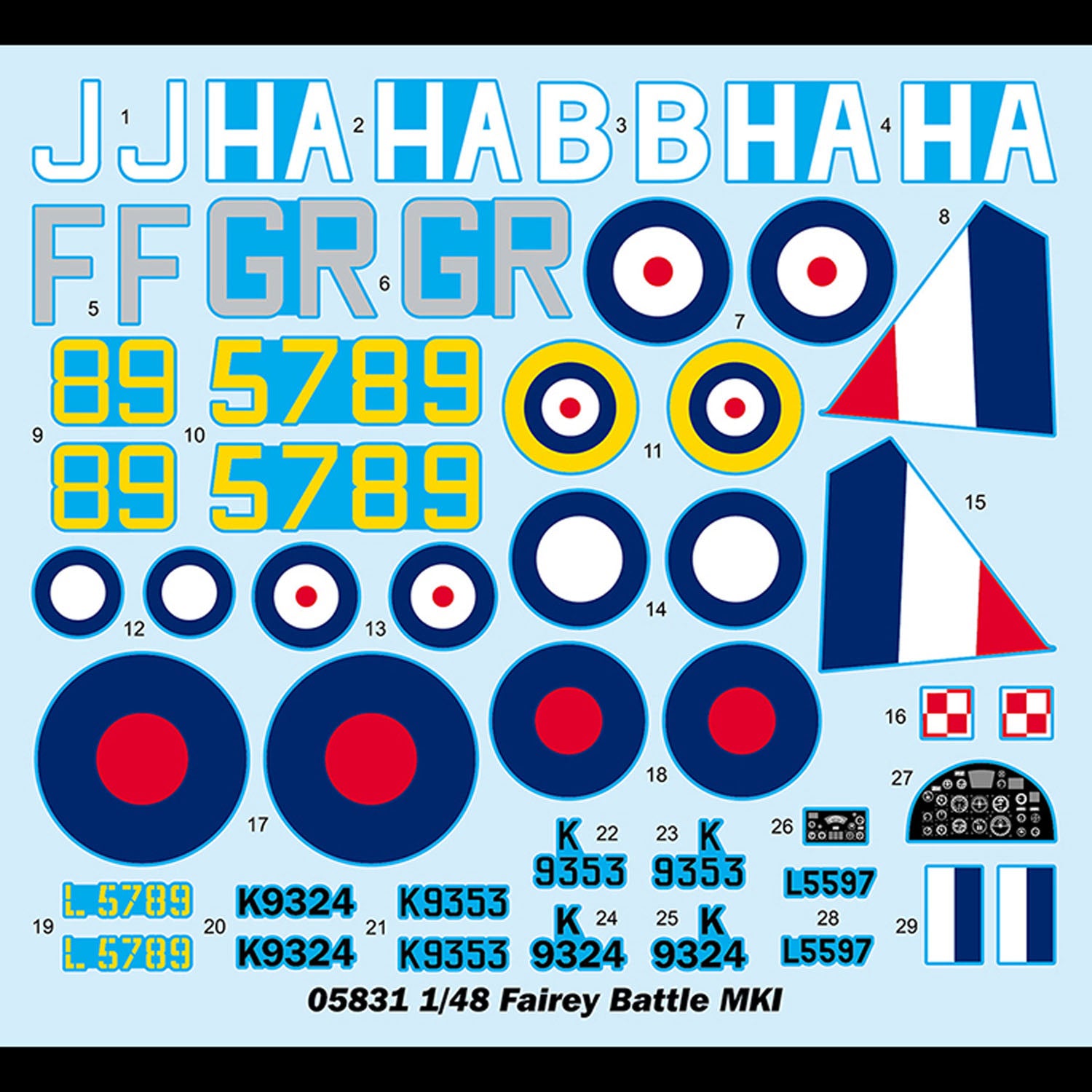 Trumpeter 1/35 Scale Fairey Battle MK1 Light Bomber Plastic Model Kit - Highly Detailed Collectible Aircraft with Customizable Features - Perfect for WWII Enthusiasts and Model Builders