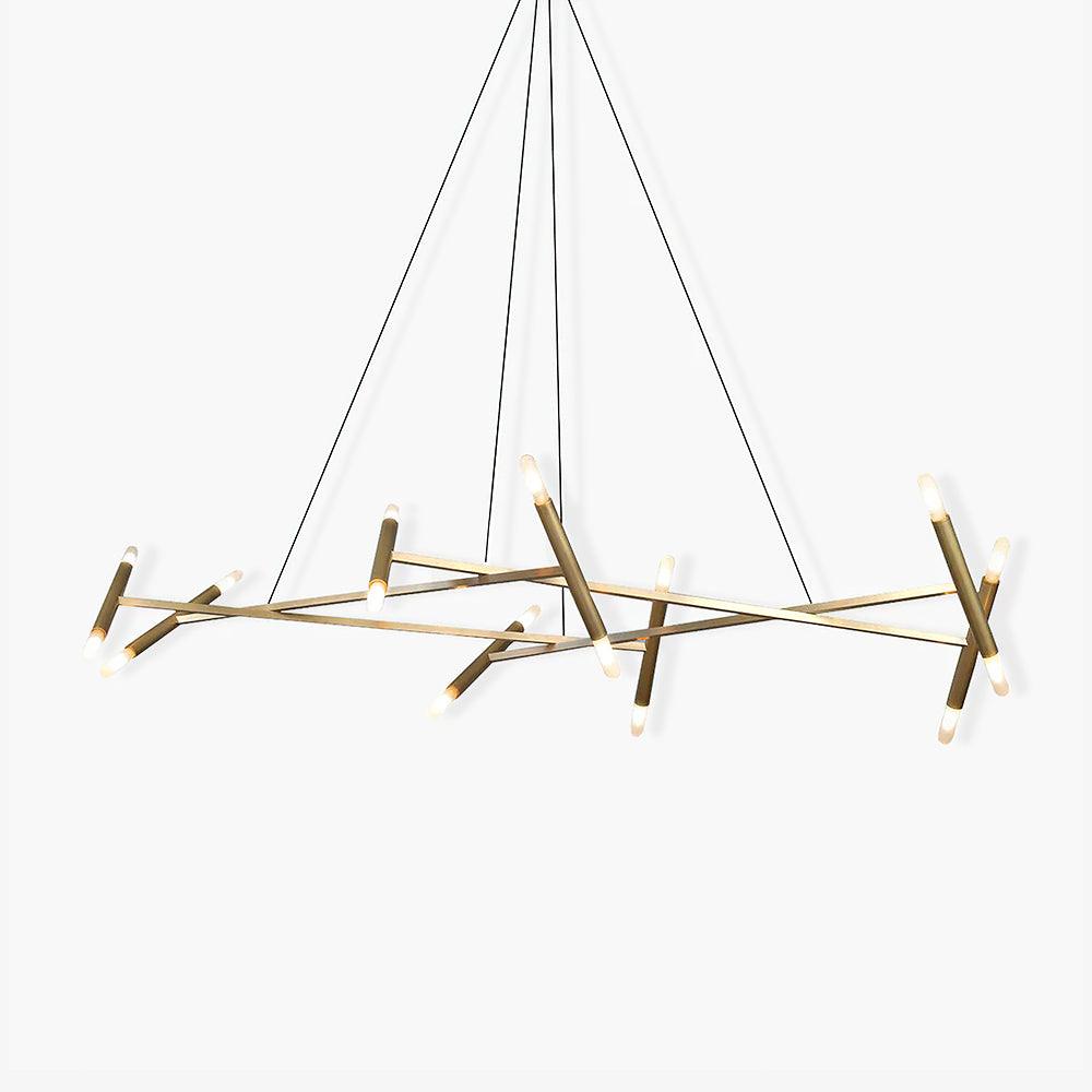 Elegant Le Diamant Crystal Chandelier - Luxury Ceiling Light Fixture for Dining Room, Living Room & Bedroom Decor