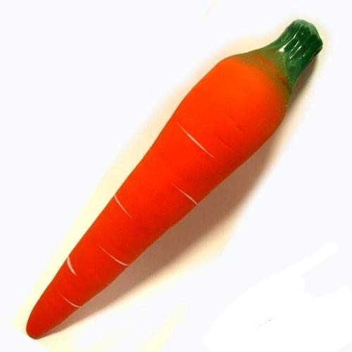 Durable Latex Dog Chew Toys - Squeaky Carrot Shape for Small & Large Dogs - Perfect for Teething Puppies & Aggressive Chewers - Fun Interactive Playtime & Stress Relief