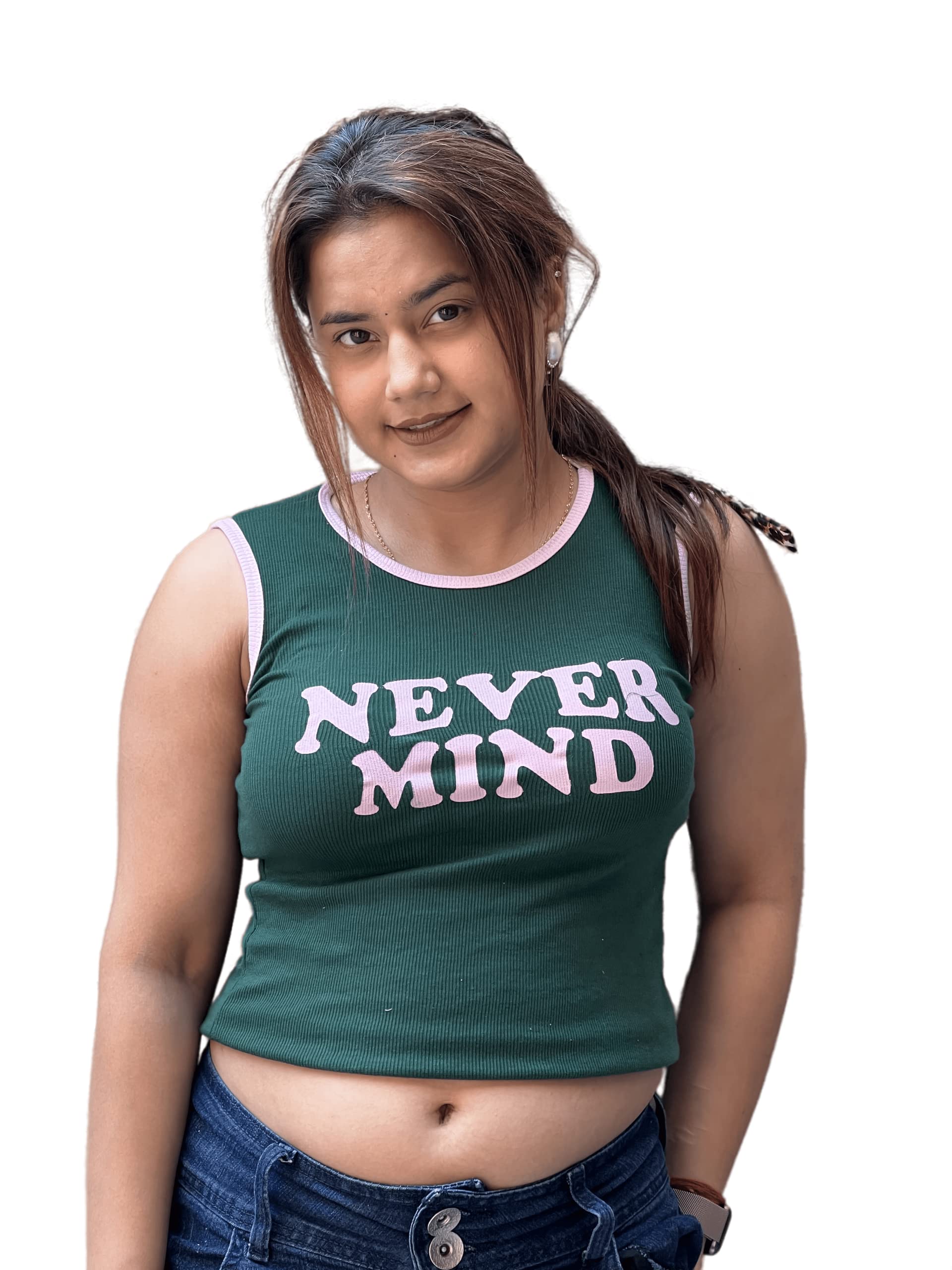 MYSTIFY® Women's Ribbed Seamless Workout Tank Top - Breathable Yoga Crop Top for Gym, Running & Fitness | Perfect for Yoga, Pilates & Casual Wear