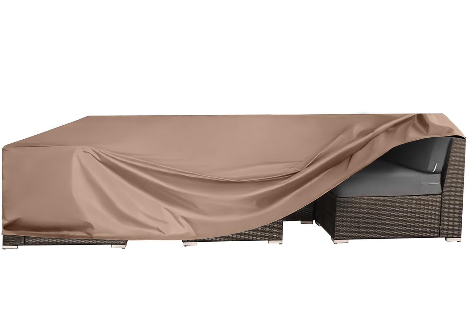 Heavy Duty Waterproof Patio Furniture Cover - Outdoor Sectional Sofa & Dining Set Protector (126