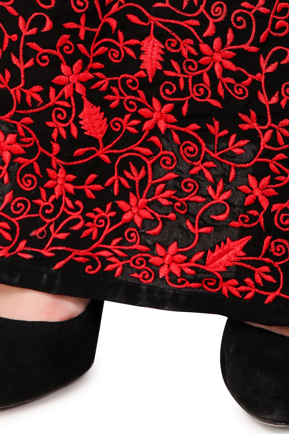 Exquisite Hand Embroidered Anarkali Eid Abaya Dress for Women - Perfect for Eid Celebrations, Weddings & Special Occasions