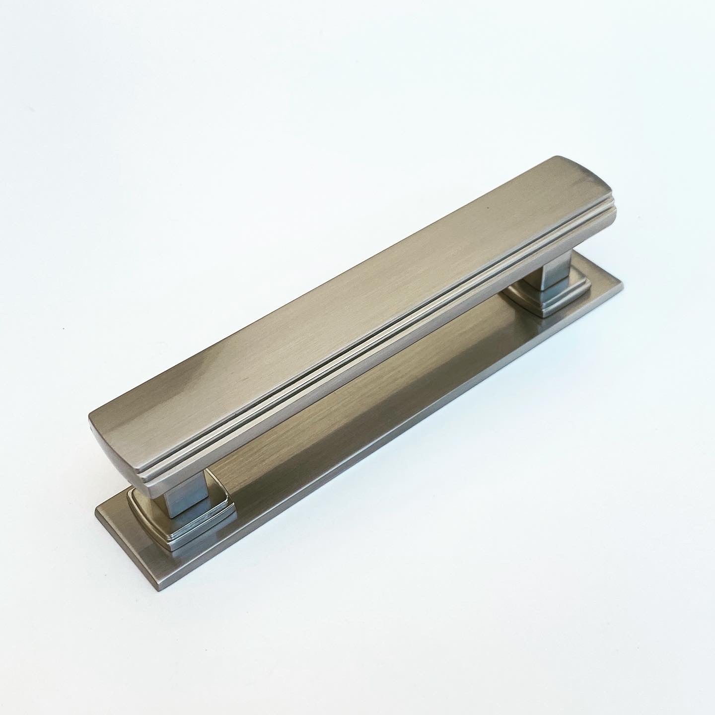 Vintage Satin Nickel Square 4