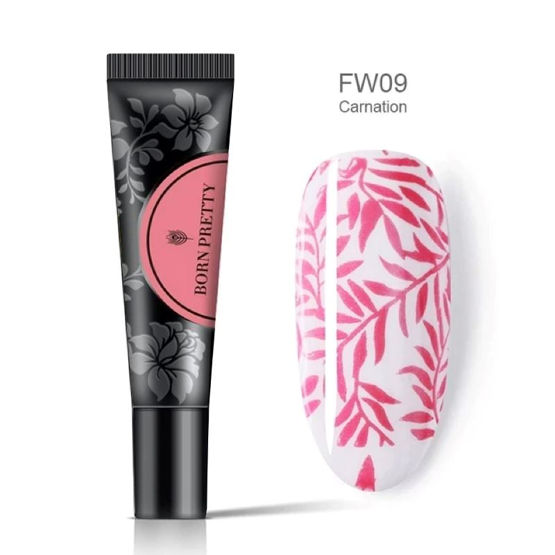 Born Pretty Stamping Gel - Long Lasting Nail Art Polish for DIY Manicures at Home | Perfect for Nail Salons, Parties & Special Occasions