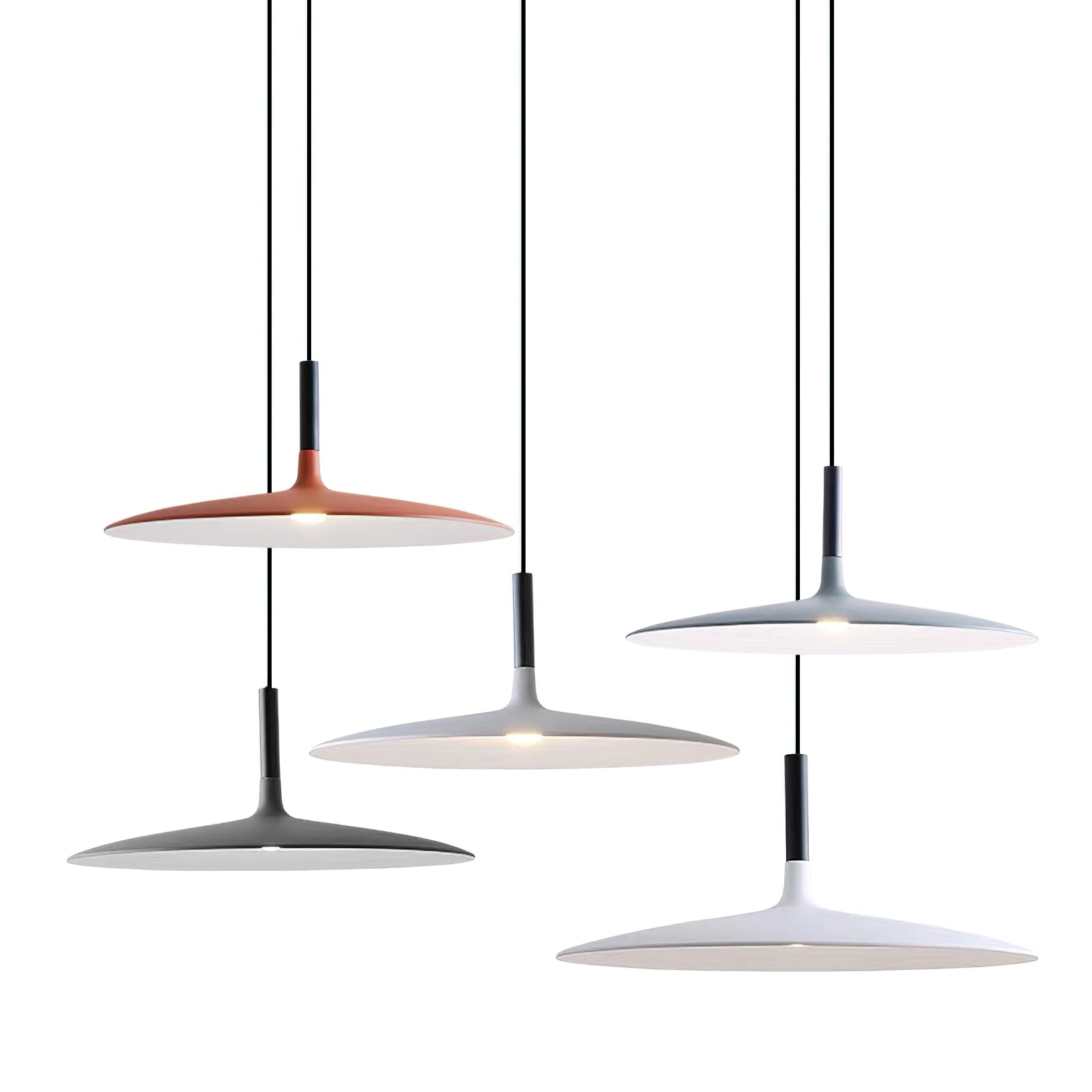 Modern Aplomb Pendant Light Fixture - Elegant Hanging Chandelier for Dining Room, Kitchen Island, Bedroom & Living Room Decor