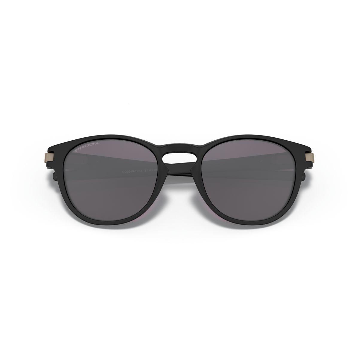 Oakley Latch Low Bridge Fit Sunglasses - Matte Black Frame with Prizm Grey Lenses (Model 0OO9349 934919) - Perfect for Running, Driving & Outdoor Sports