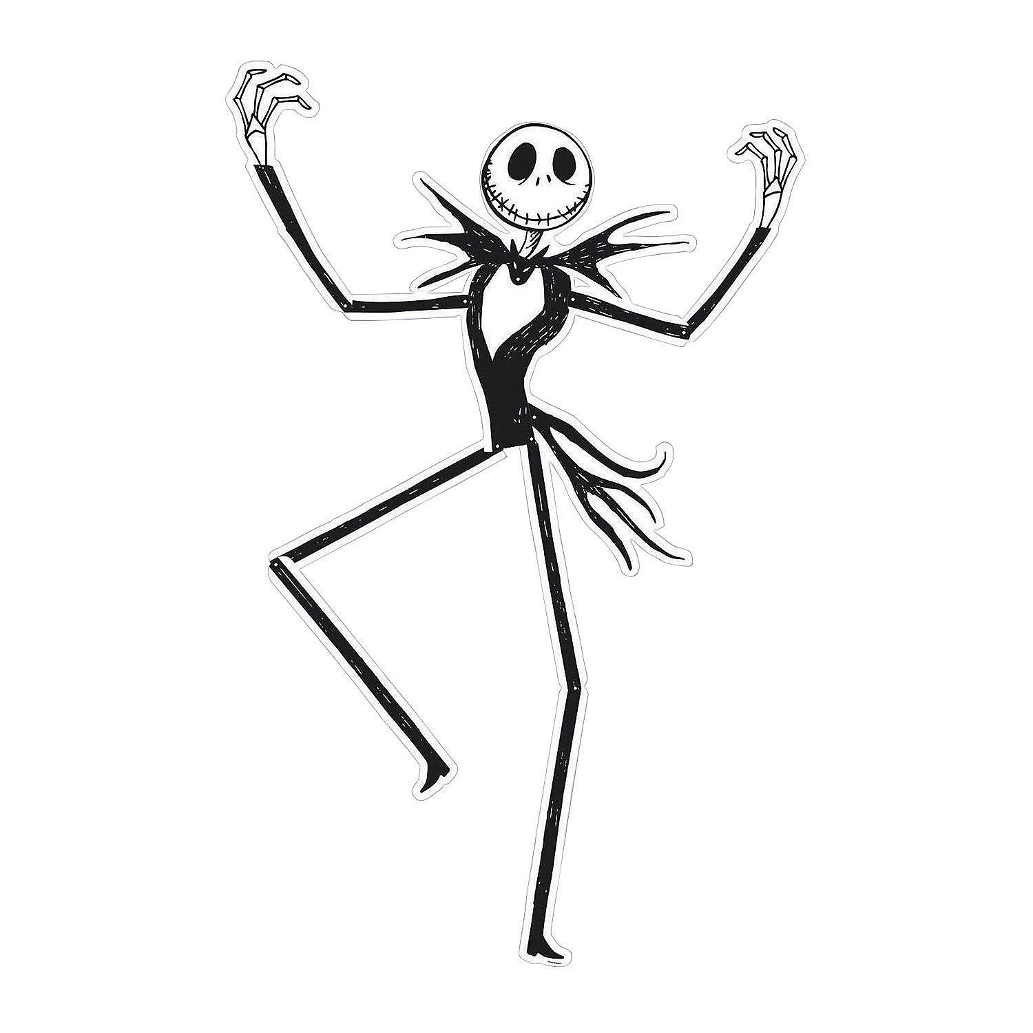 Nightmare Before Christmas Jointed Cutout - Halloween & Christmas Party Decorations - 1 Piece - Perfect for Themed Parties, Home Decor, and Holiday Celebrations