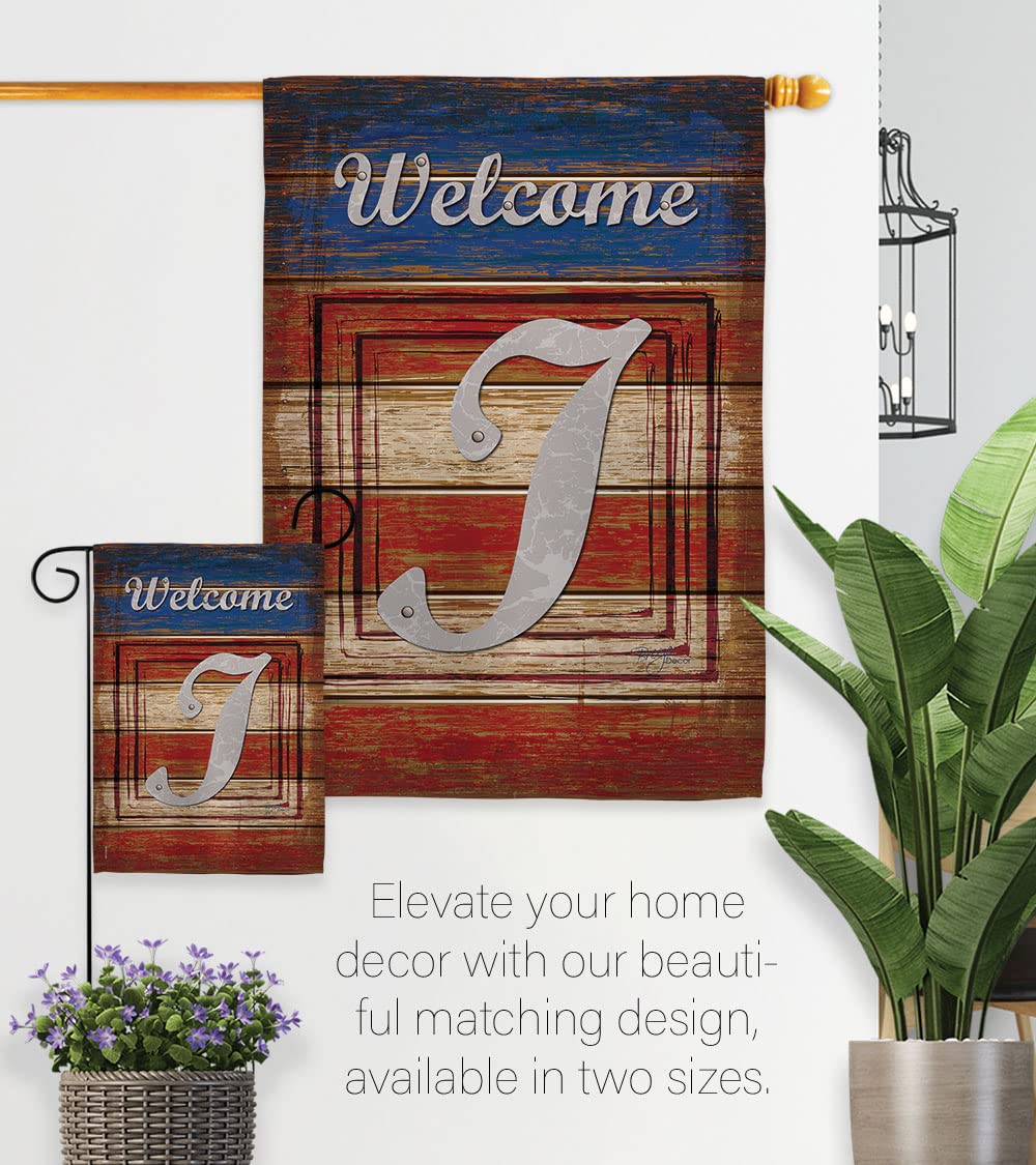 Americana Patriotic Vertical House Flag Set 28x40in w/Flagpole - Perfect for Outdoor Decor