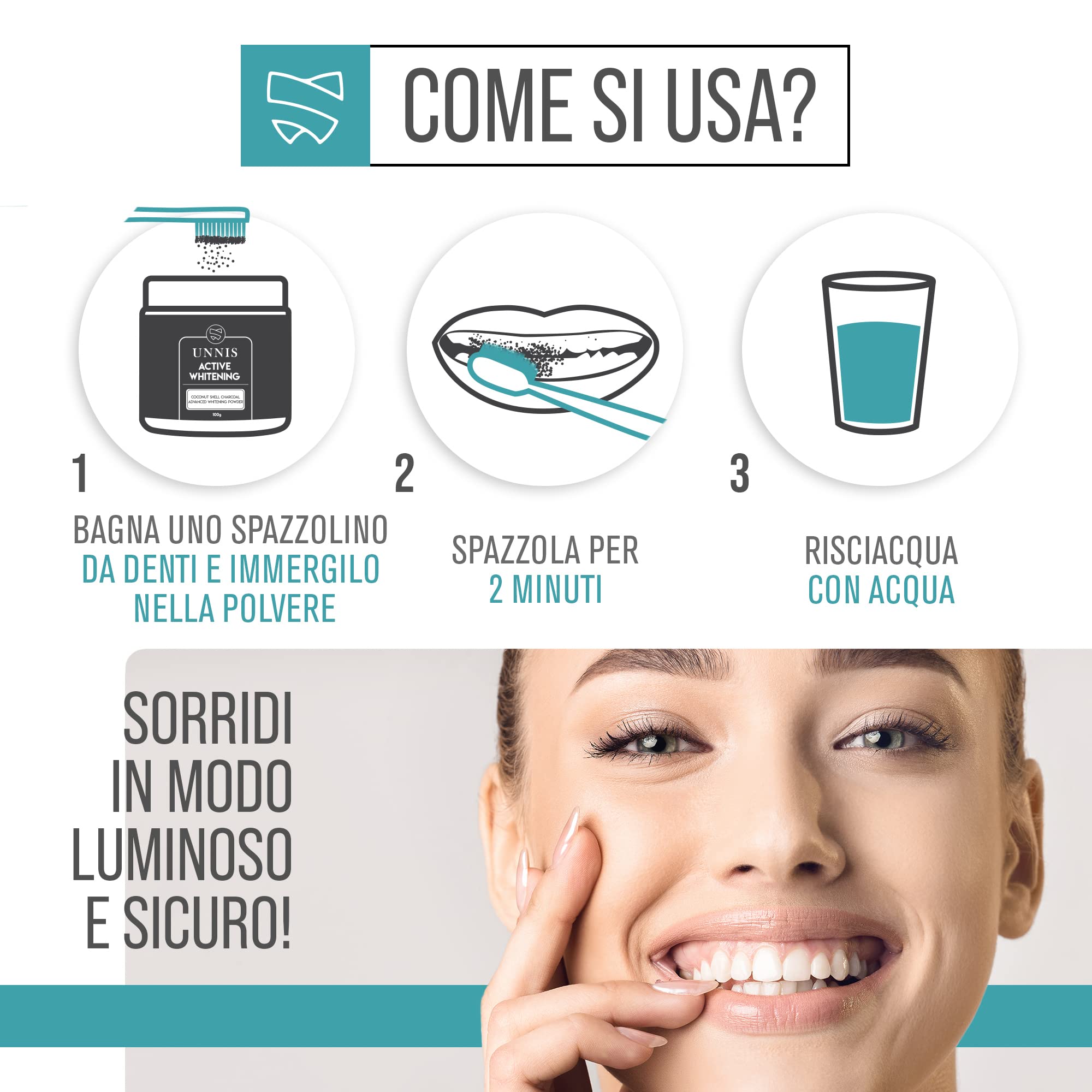 Professional Activated Charcoal Teeth Whitening Kit - Whitening Toothpaste & Powder for Dental Care | Brighten Smile, Remove Stains at Home