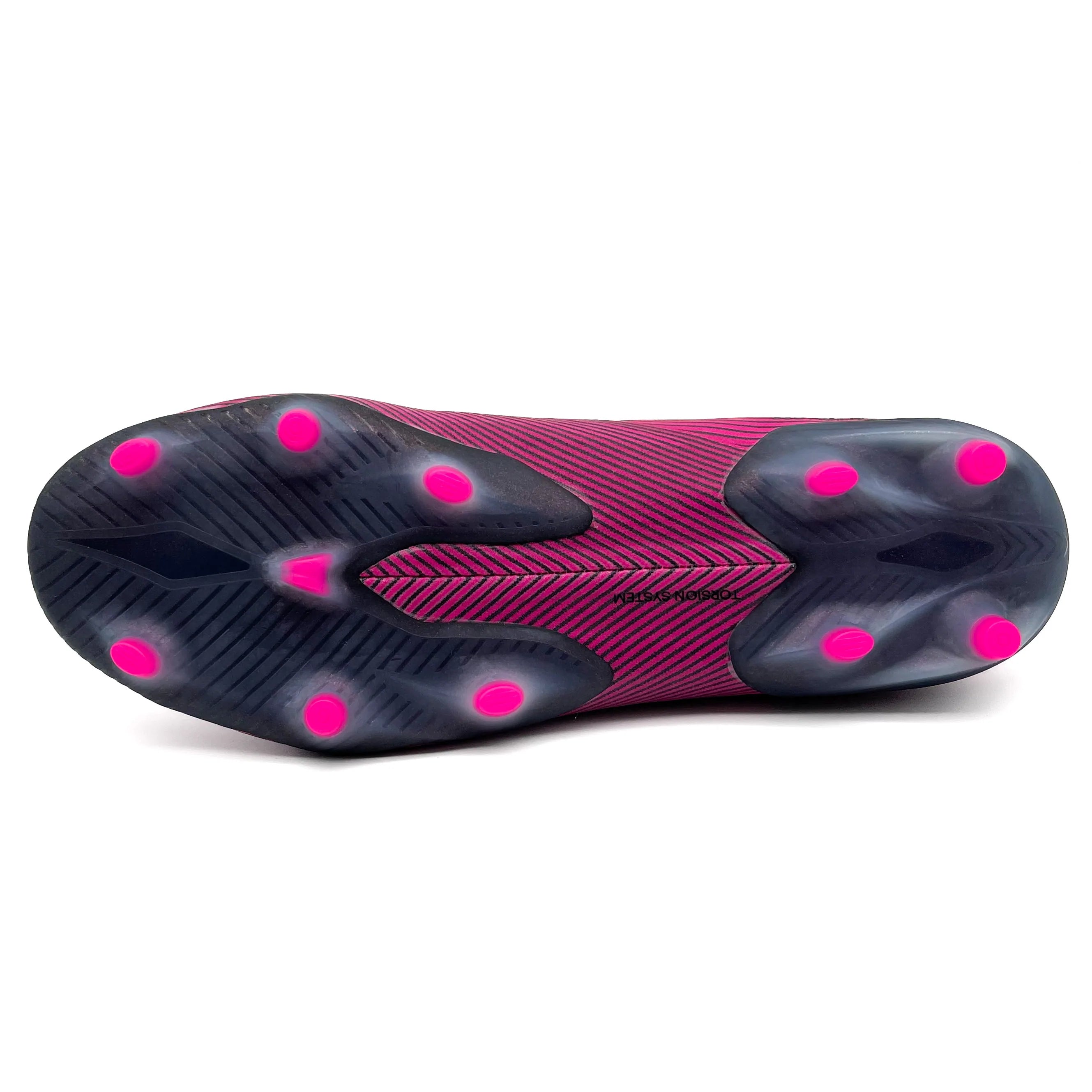 Adidas Nemeziz 19.1 Firm Ground Soccer Cleats - Shock Pink/Black | Lightweight Football Boots for Men with Hard Wired Traction | Perfect for Turf Matches & Training Sessions
