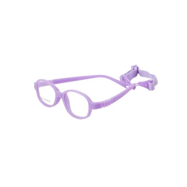 Unbreakable Kids Flexible Glasses with Strap - Shatterproof Eyewear for Toddlers Age 2-3 Years (Model 6037) - Perfect for Playtime, Sports & Outdoor Activities