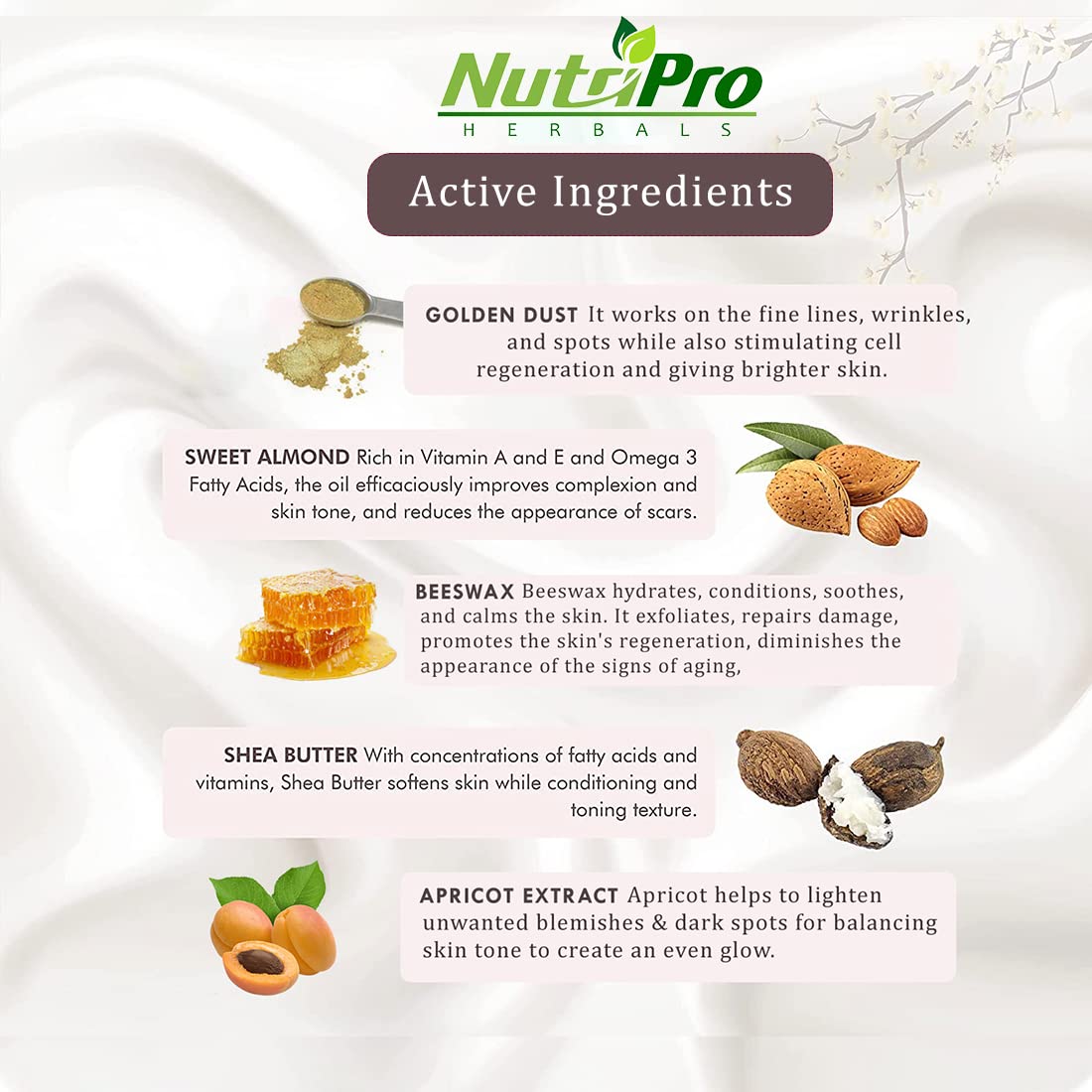 NutriPro Gold Cleansing Milk with Gold Massage Cream 350g - Vitamin E, Almond Oil & Apple Extract for Soft, Glowing Skin | Anti-Acne Treatment | Daily Facial Cleanser for Dry & Sensitive Skin | Perfect for Morning & Night Skincare Routine