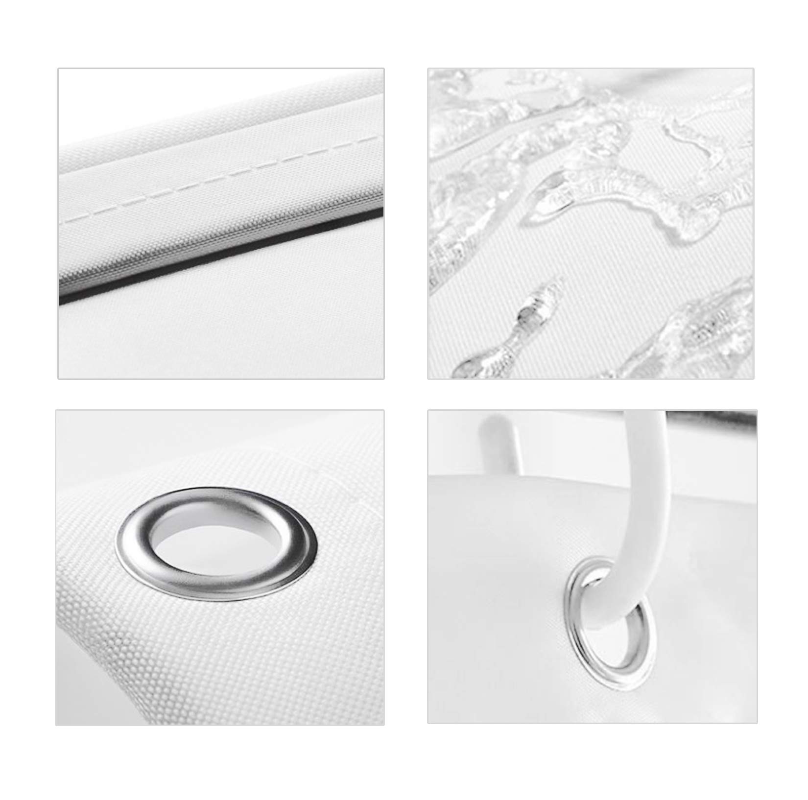 Jackey&Smith Waterproof Polyester Shower Curtain Set - 48x72 Inch Bathroom Decor with 12 Hooks | Funny 'Hot Shower Definition' Design for Bath Tub & Shower Enclosure | Perfect for Home, Apartment, and Hotel Bathrooms