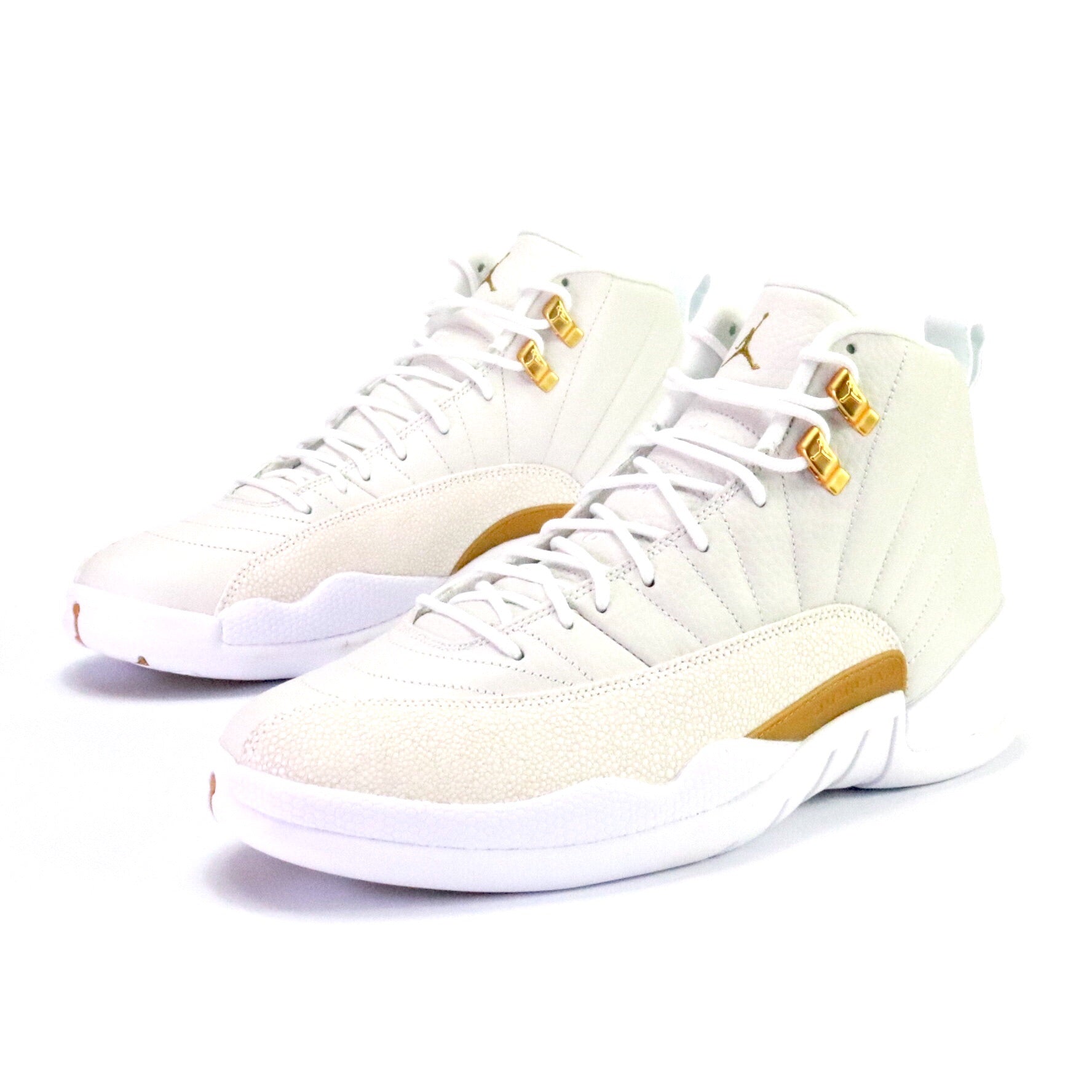 Air Jordan 12 Retro OVO White Metallic Gold Basketball Shoes - Premium Sneakers for Men's Sports & Streetwear Fashion - Perfect for Basketball Games, Gym Workouts and Casual Outfits