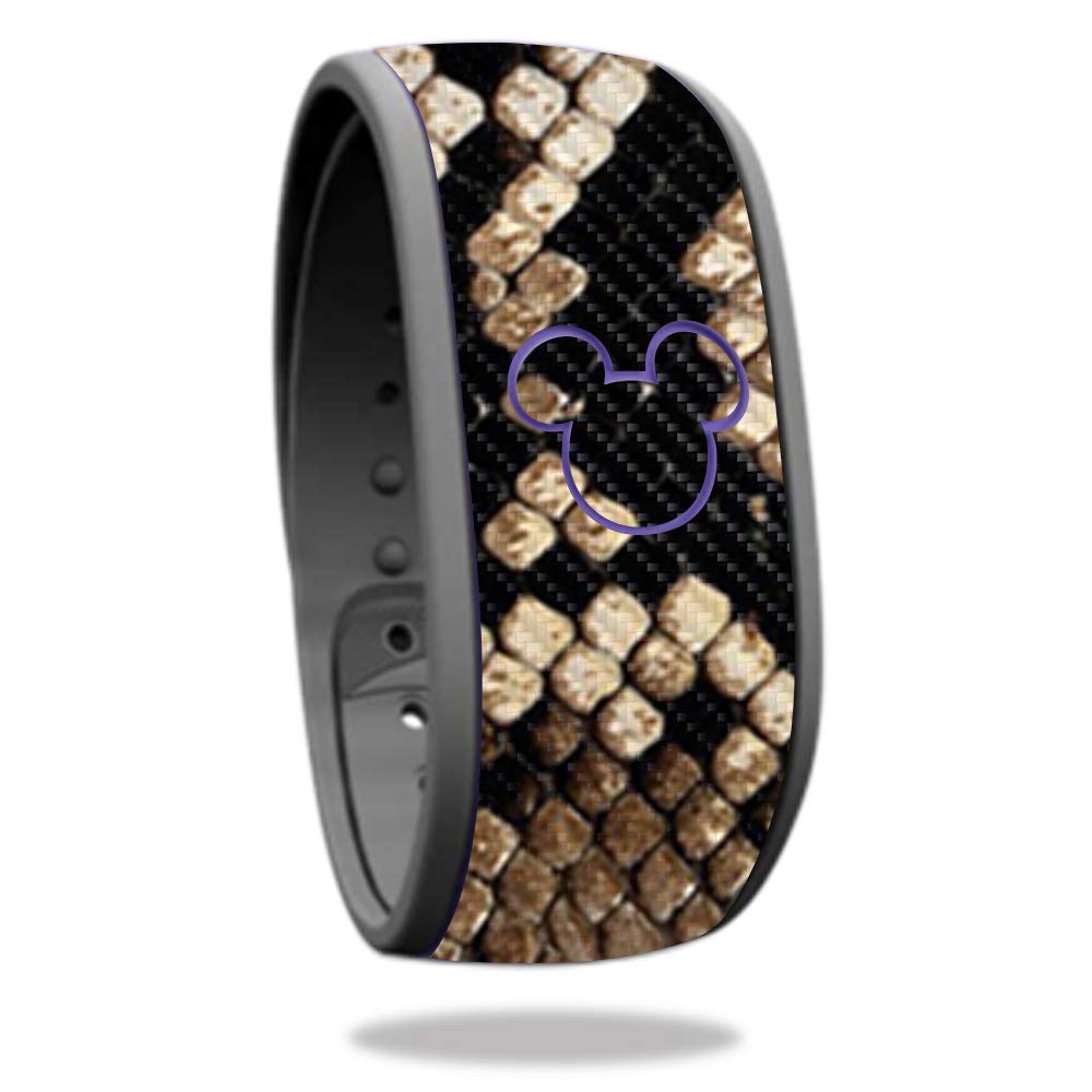 MightySkins Carbon Fiber Skin for Disney MagicBand - Durable & Easy to Apply | for Theme Park Protection