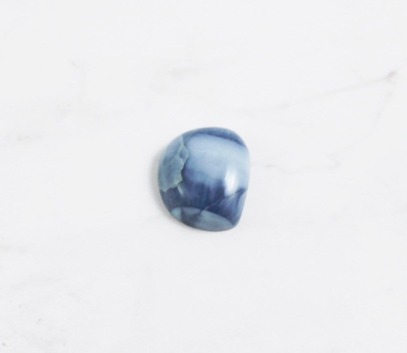 Natural Blue Opal Cabochons for Jewelry Making - High Quality Gemstone Beads for Necklaces, Bracelets & DIY Crafts - Perfect for Gifts & Healing Crystal Collections