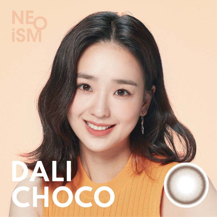 Neo Ism 1Day Dali Choco Colored Contact Lenses (50 Pack) - MPC Lens for Daily Wear, Natural Eye Color Enhancement | Perfect for Cosplay, Halloween, and Special Occasions