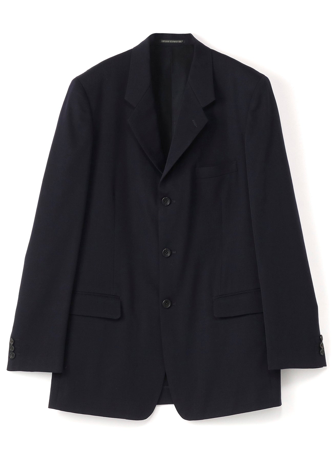 Men's Wool Gabardine Three-Button Single Breasted Suit Jacket - Perfect for Business, Weddings & Formal Occasions