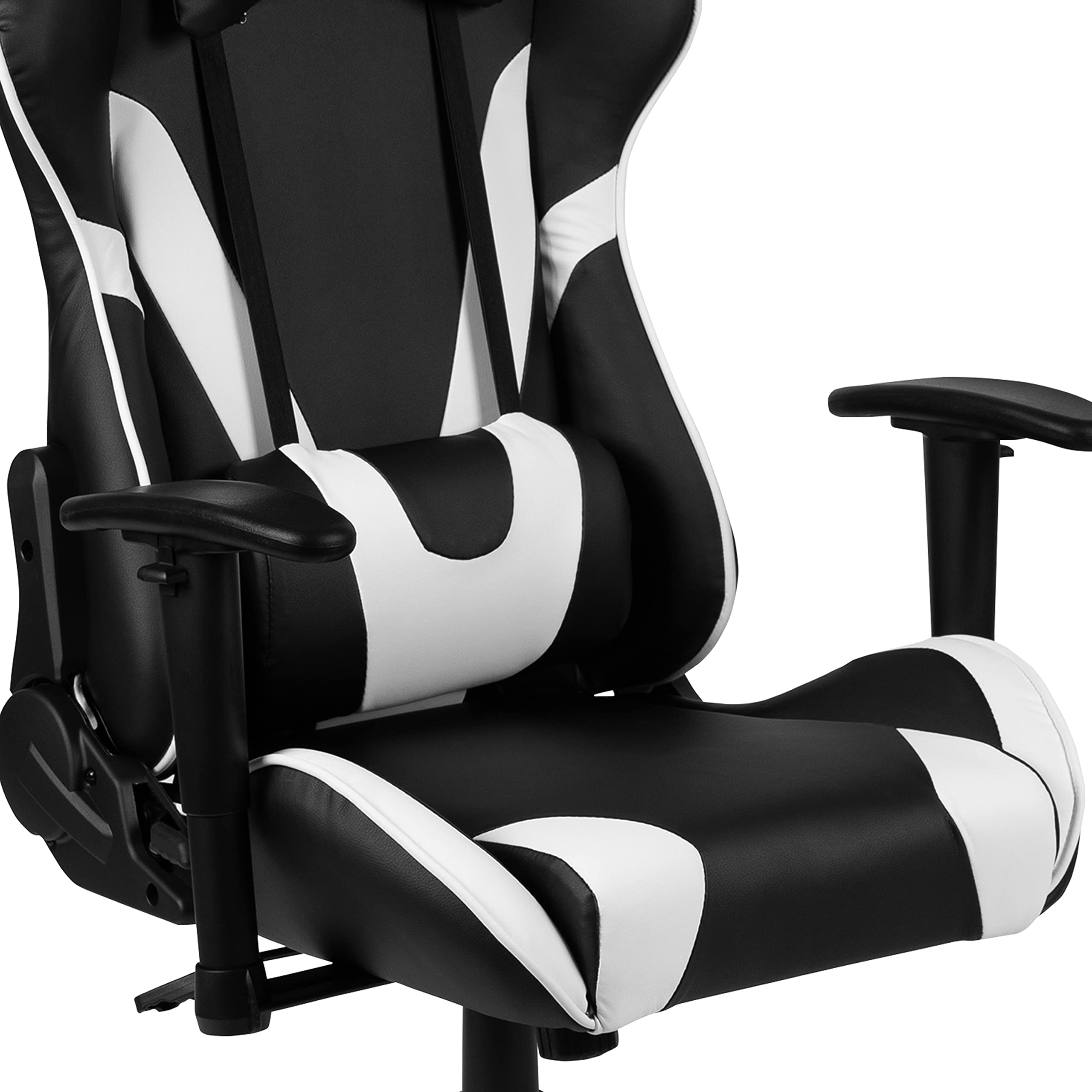 Premium Black Gaming Desk & Chair Set with Cup Holder, Headphone Hook & Monitor Stand - Ergonomic PC Gaming Setup for Streamers & Esports Players