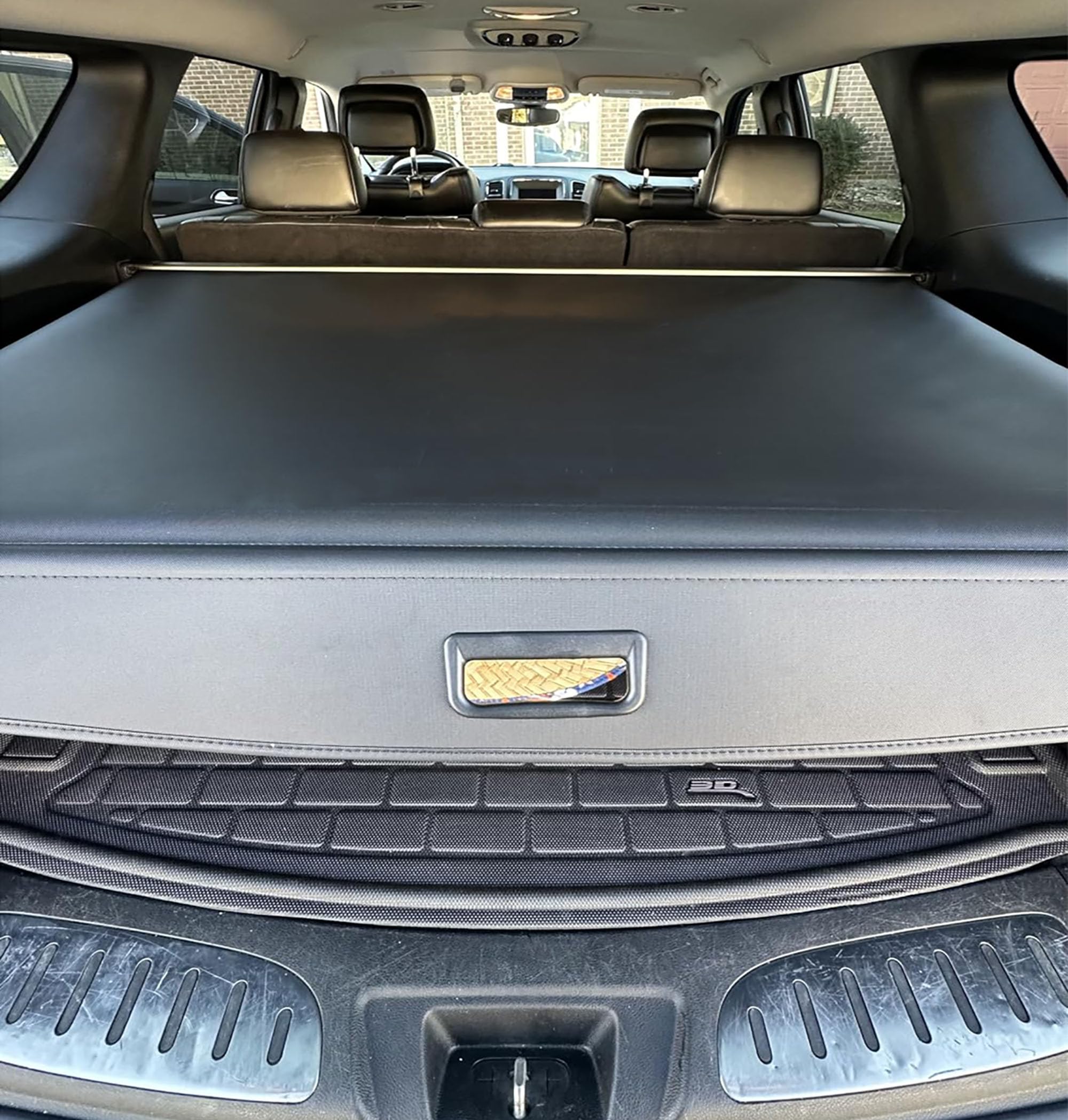 2021-2023 Retractable Cargo Cover for Dodge Durango (2011-2020) | Black Trunk Organizer | Perfect for Road Trips, Grocery Hauling & Pet Transport
