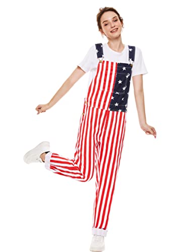 Striped Overalls