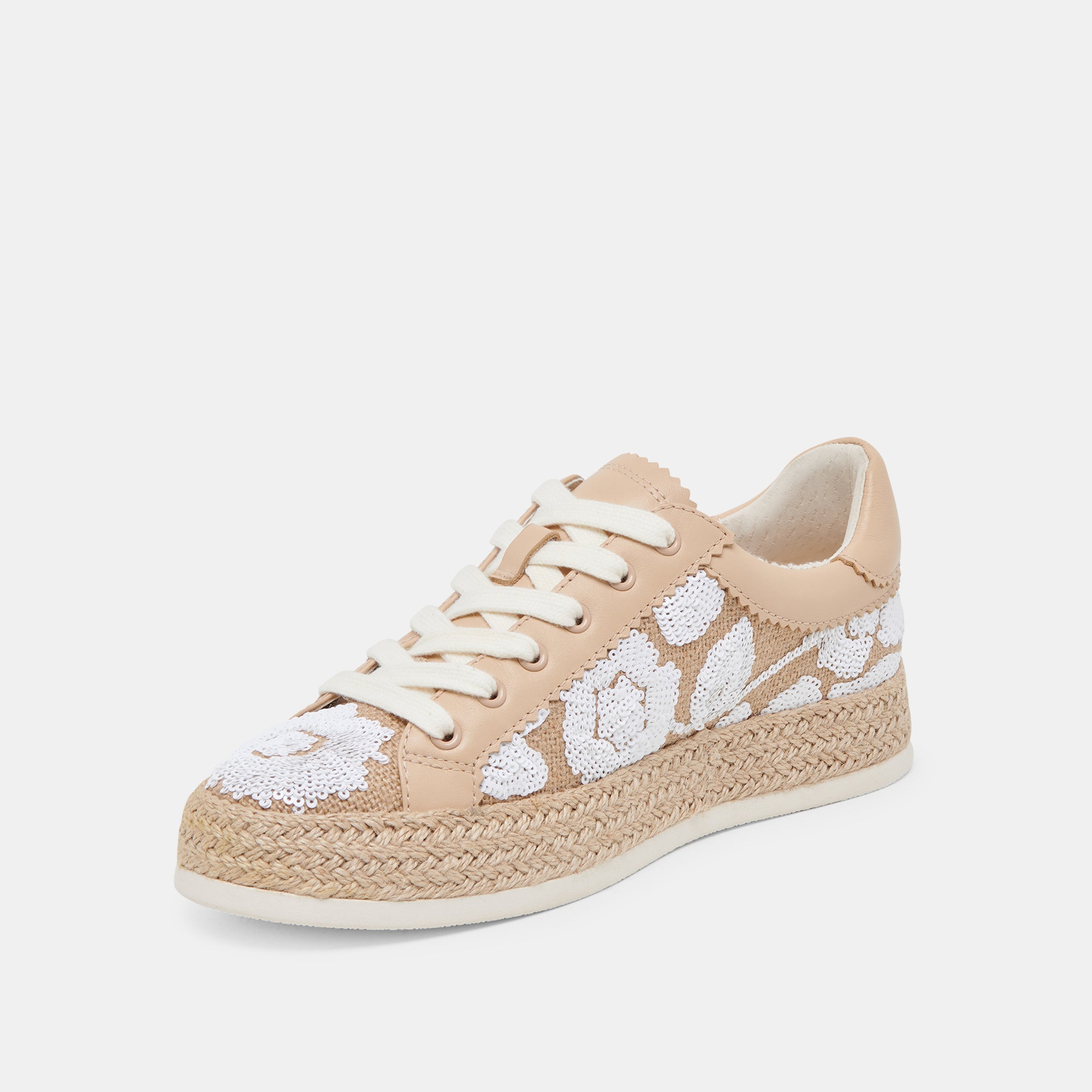 AZALIA Women's Floral Sequin Sneakers - Comfortable Casual Walking Shoes for Women - Perfect for Spring, Summer, and Everyday Wear
