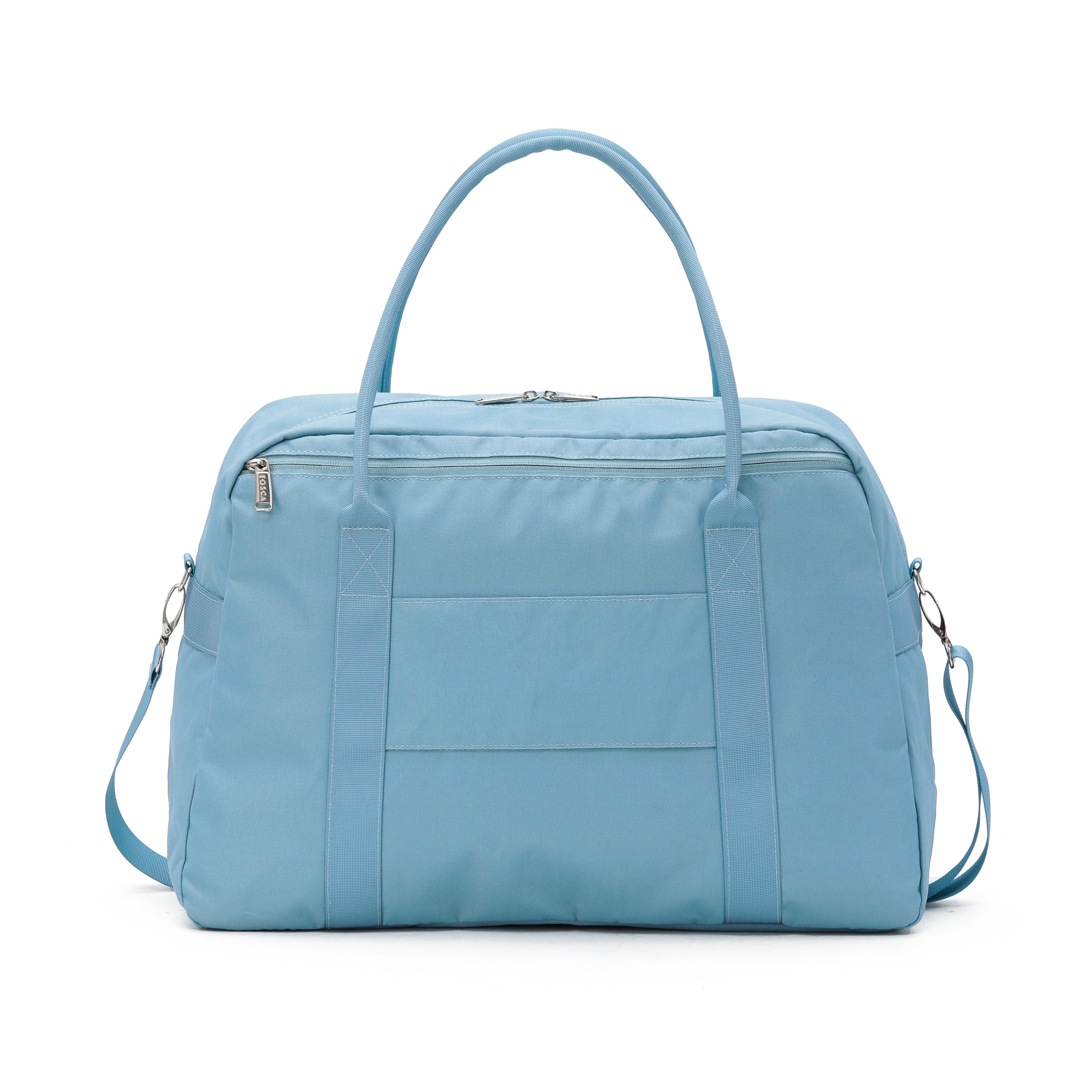 Tosca TCA935 Cabin Tote Bag - Waterproof Travel Carry-On Duffel with Spacious Interior | Perfect for Airplane, Cruise & Weekend Getaways (Ocean Blue)