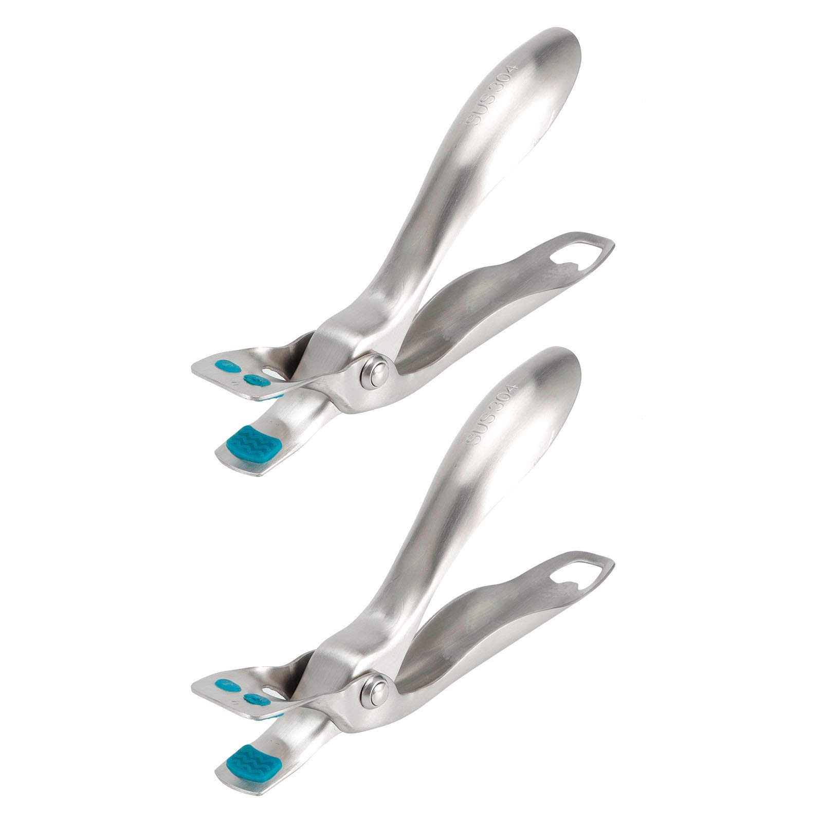 2PCS Stainless Steel Tomantery Bowl Clamp - Anti-Slip & Heat-Resistant Kitchen Tool for Mixing Bowls, Cutting Boards & Serving Dishes - Perfect for Baking, Cooking & Food Prep
