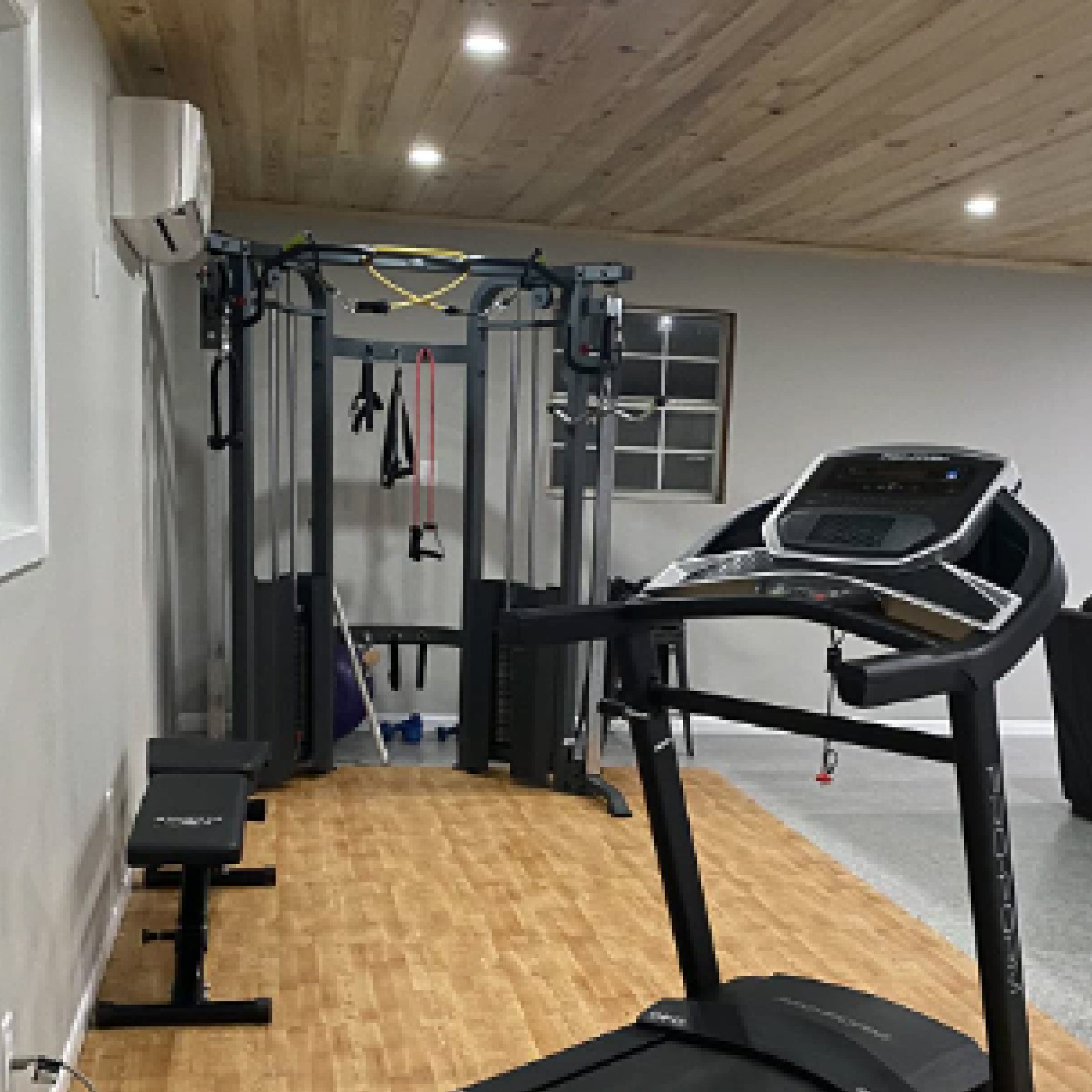 Dual 200 lb Functional Trainer Cable Machine for Home Gym - Perfect for Strength Training & Full-Body Workouts