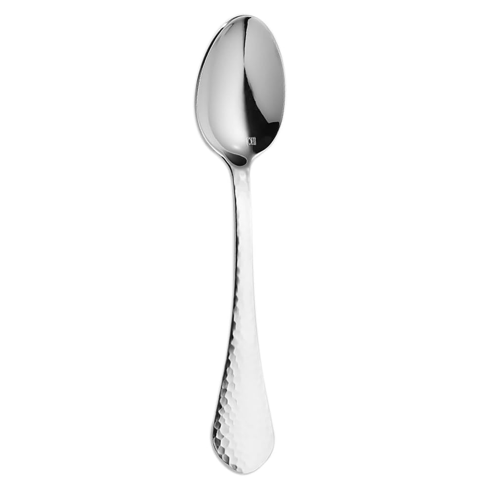 Premium York Continental Oval Bowl Spoons - Set of 12 - Elegant Stainless Steel Soup & Dessert Spoons for Fine Dining, Restaurants, and Home Entertaining